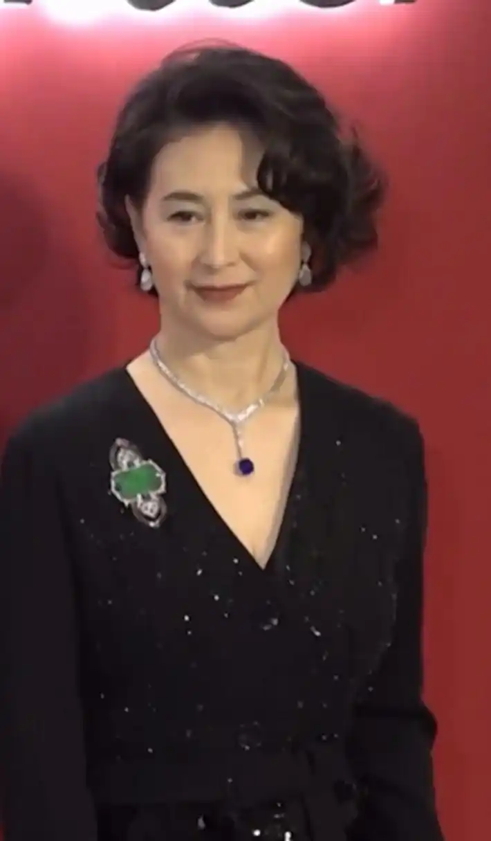 何超琼 罕见现身某活动,61岁依然气质极好,贵气逼人!