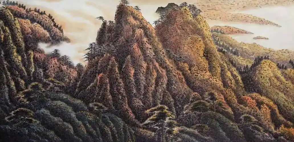 【视频直播通知】丁建国 教您画重彩山水