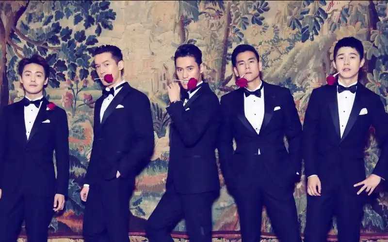 颜值爆表!袁弘婚礼史上最强的伴郎团 少女心都要炸裂了!