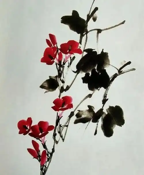 【国画教程】两种常见牵牛花的画法,一学就会!_网易订阅