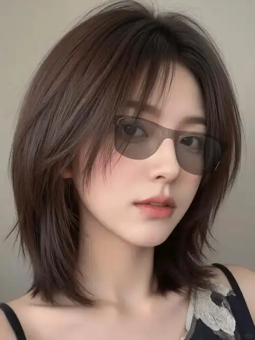 又a又飒的层次感短发