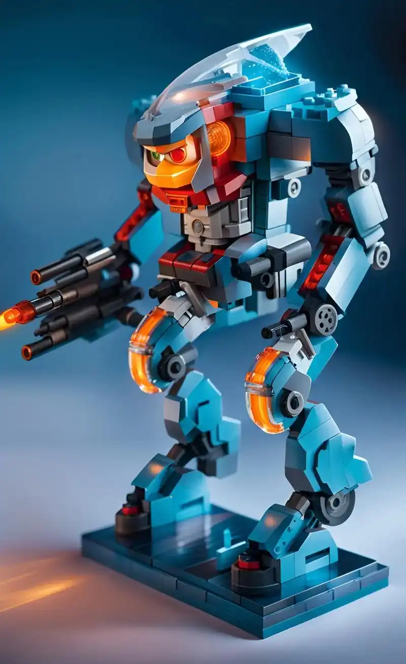 乐高环太平洋机甲战士.#ai绘画生成 #环太平洋 #机甲战士 - 抖音