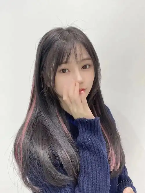 秋冬发色挑染系