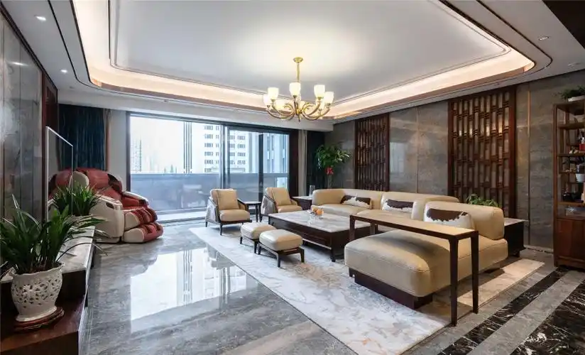 宛平88411平新中式风格大平层装修效果图