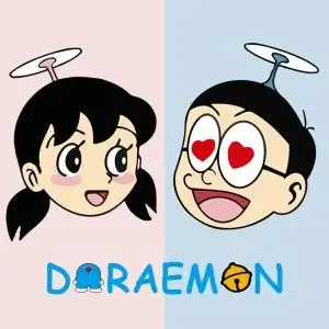 大雄静香情侣短袖