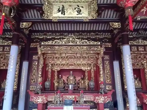 宗祠家庙泉州龙山曾氏大宗祠千年古地龙山开基一门三元四相