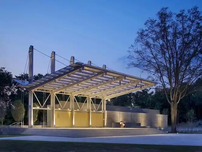 露天舞台(fayetteville festival park)-文化建筑案例-筑龙建筑设计
