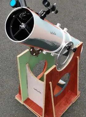 自制大口径反射式天文望远镜手工成品