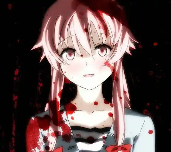 女生头像动漫可怕黑暗冷酷带血黑暗血腥一点