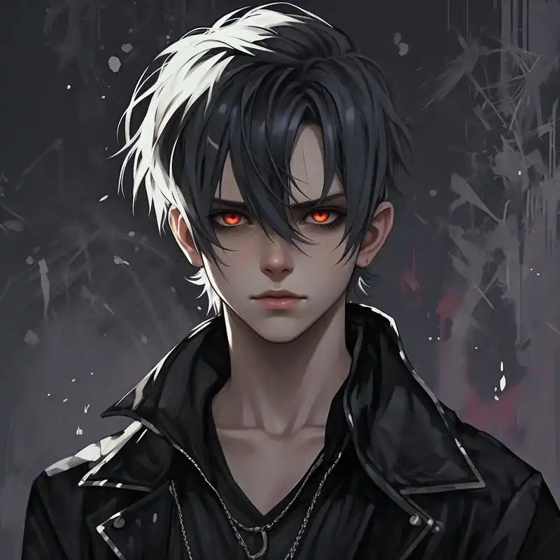 这组黑暗系男生头像也太酷了吧!