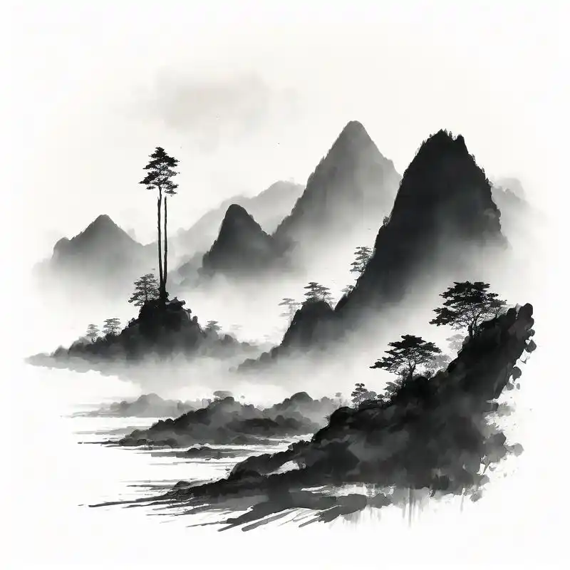 微信头像用这些山水画,意境满满9015