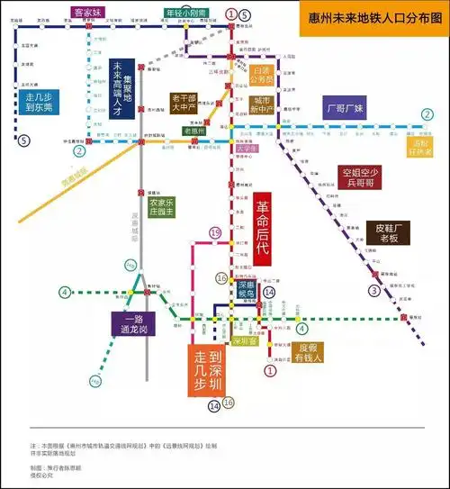网上疯传的惠州未来地铁人口分布图看完扎心了