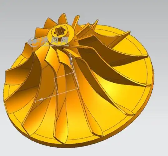 ug涡轮增压器叶轮建模实例_ug建模实例教程教程_沐风网