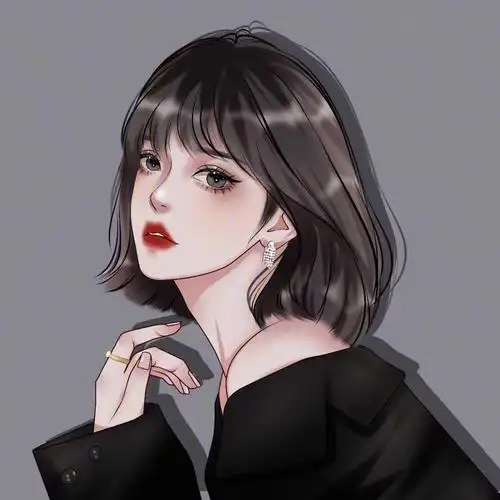 辣妹穿搭 #手绘头像  #情侣头像  #头像分享  #女生头像