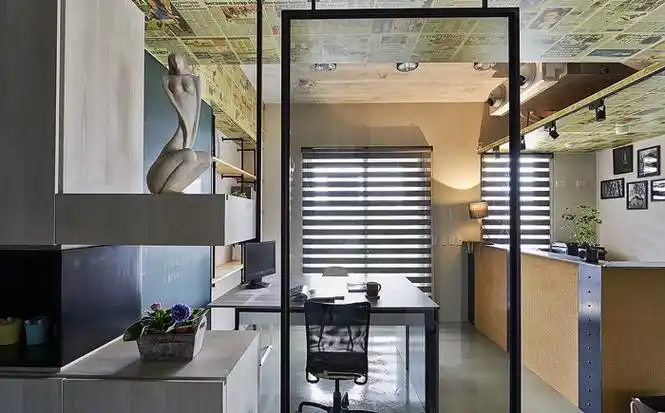 50平方公司办公室装修设计效果图