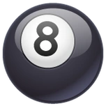 下载"台球黑8" emoji高清大图 - emoji表情大全,emoji百科