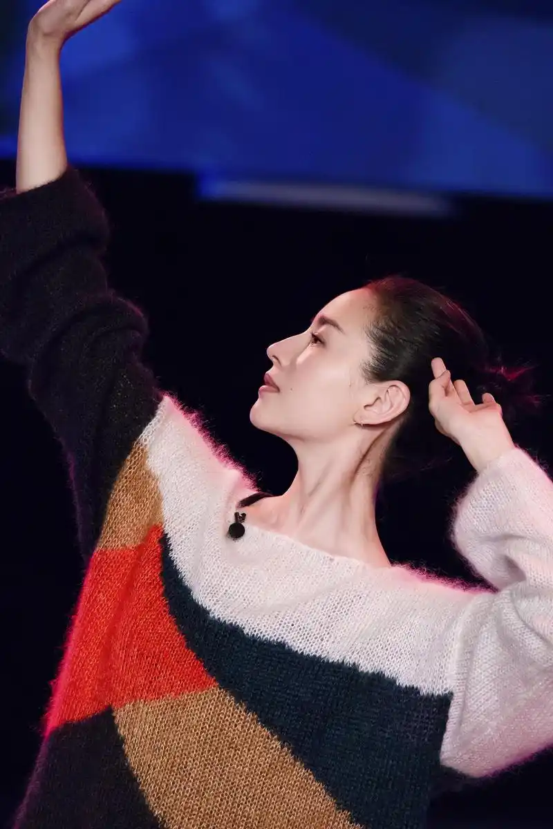 董洁亮相《新舞林大会》发布会 与言承旭共担"评委"