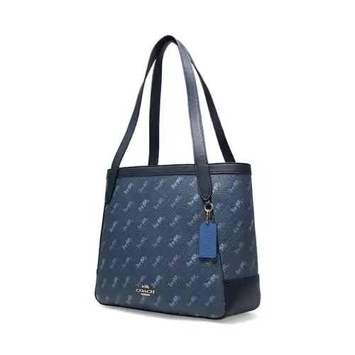 coach2021年春夏大号女士pvc配皮单肩手提包301365通用款女包