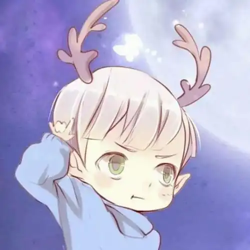 鹿角宝贝_情侣头像一左一右图片_扣扣居