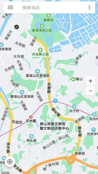 手机卫星地图高清村庄地图