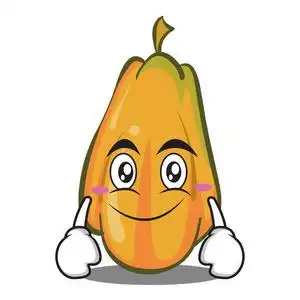 卡通人物的木瓜图片