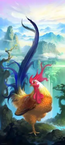 《金鸡独立》 鸡年大吉大利