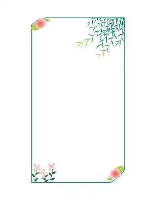 绿色春天开春边框春天竖版边框psd素材png素材春天边框春天边框树枝