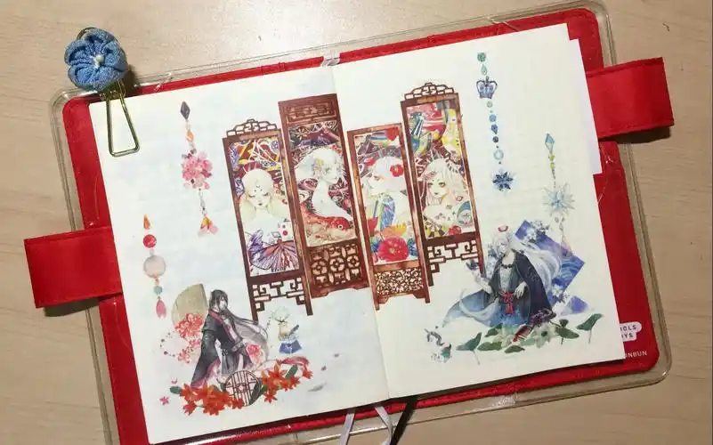 蟾照的手帐排版04_哔哩哔哩 (゜-゜)つロ 干杯~-bilibili