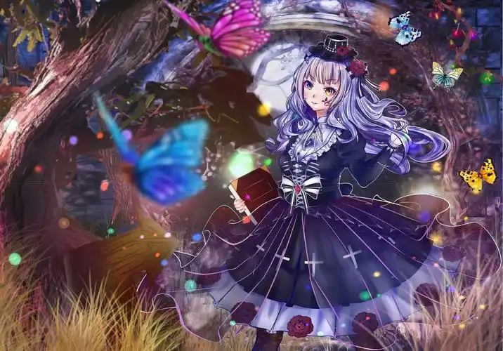 哥特少女横图4k