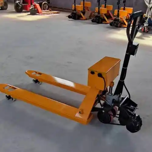 威凯电动地牛叉车小型电动叉车自走式电动地牛价格图片