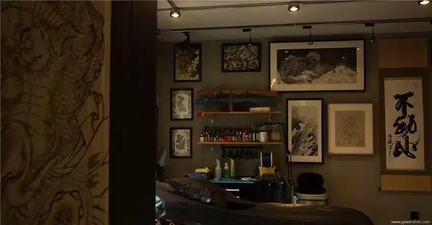 杨卓刺青纹身店环境展示