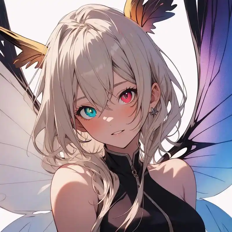 又可爱又很飒的头像.#异瞳 #猫耳朵 #动漫女生 #帅气可爱 - 抖音