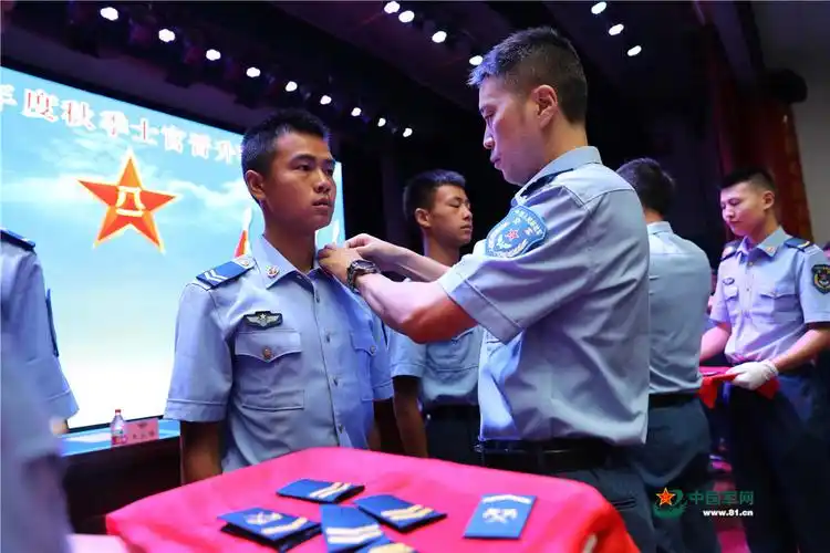 西部战区空军举行士官晋升军衔仪式( 6 / 20 )