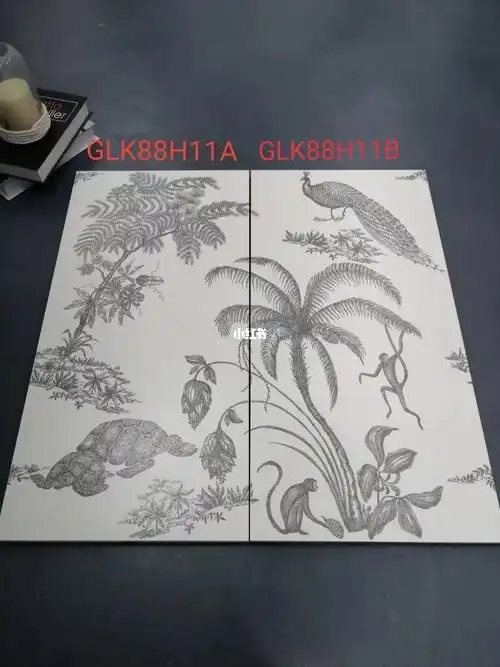 400800法式精雕艺术花砖