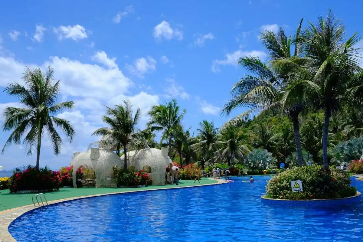 海南旅游胜地,三亚蜈支洲岛.