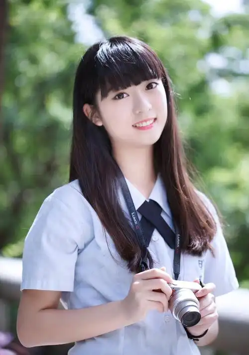 爱摄像清纯阳光美少女人漂亮皮肤又好