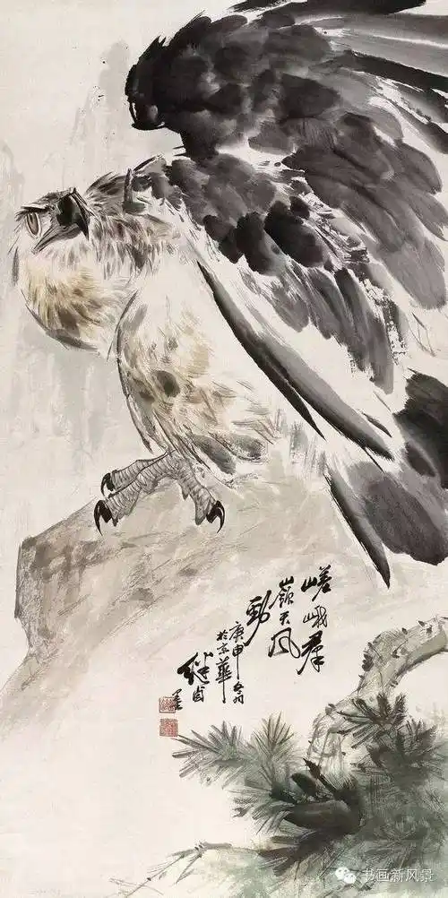 这样画鹰才叫鹰气袭人