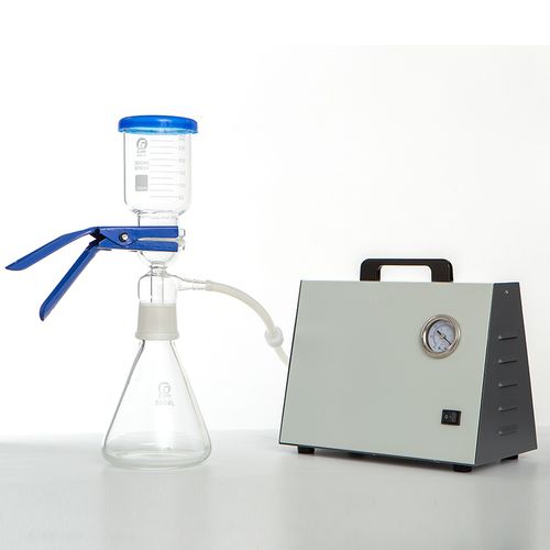 装置无油隔膜真空泵抽滤溶剂过滤器砂芯过滤1000ml过滤器