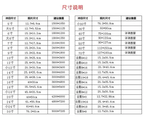 冲洗照片 大尺寸照片冲印10/12/20/24寸毕业集体照晒洗相片打印刷