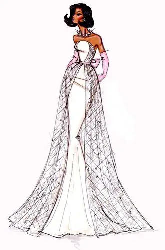 【笔尖时尚】 手绘插画 服装插画 素材 服饰风尚 插画 | 让衣服负责美