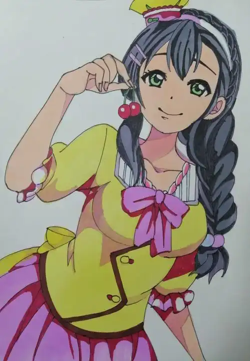 王忠老师《马克笔动漫绘画技法网络教学班》3月份教学范画作品