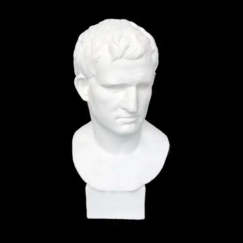 阿格里巴石膏像大头像58cm教具素描速写绘画美术石膏像