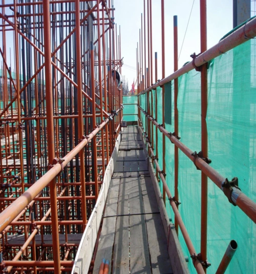 使用最为频繁的一种临时设施,建筑,安装工程都需要借助脚手架来完成