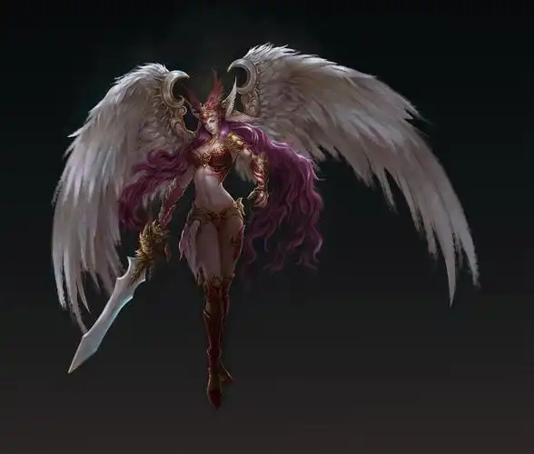 大天使|插画|游戏原画|zsazzz_原创作品-站酷(zcool)