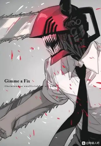 电锯人氵有没有电锯人的图啊太帅了吧这枪魔也是