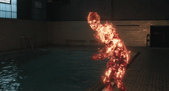 太阳黑子(亨利·扎格饰),可以吸收,存储太阳能来增强自己的能力.