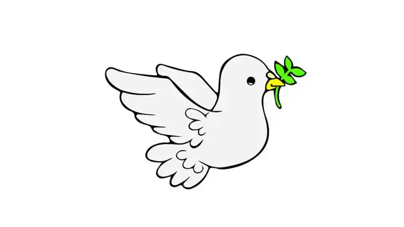 关于和平的简笔画