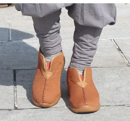 阔升雪地靴僧鞋秋冬季和尚鞋棉鞋男女禅修居士鞋保暖加绒罗汉鞋软底