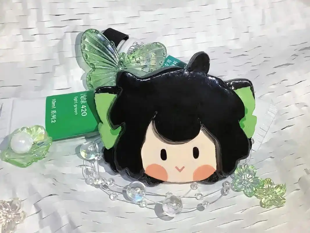 罗小黑饼干头～挑战做一百个石塑粘土(2)  小黑宝宝特别萌17 - 抖音