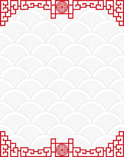 矢量古典边框中国风背景素材